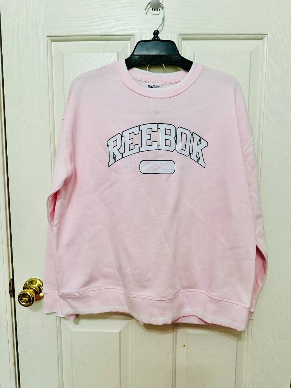 2-PACK REEBOK FROSTED BERRY FLEECE VARSITY SUMMER SWEATSHIRT & SHORTS SET XL $95